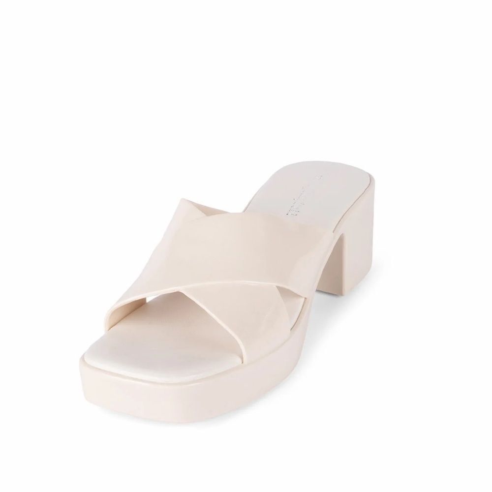 Jeffrey Campbell • Bubblegum Mule in Cream color